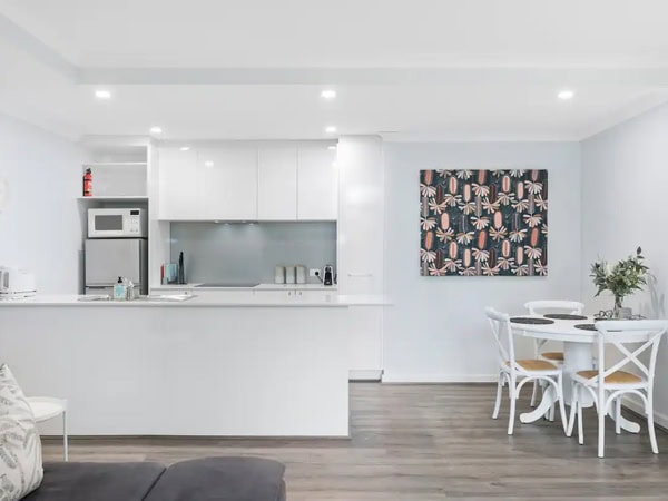 a look inside the Airbnb at Royal Respite, Perth