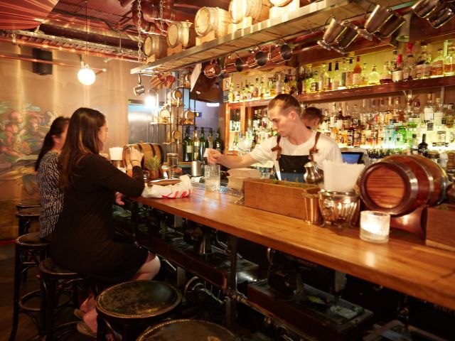 Sit back and unwind at Stitch Bar in central Sydney.