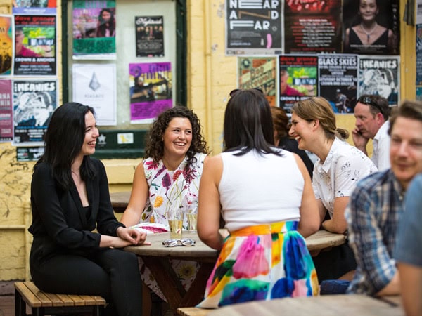 friends enjoying at The Exeter Hotel, Adelaide