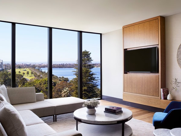 the Langley Park Suite in Ritz Carlton Perth