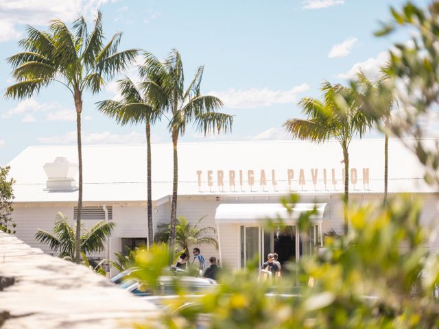 the exterior of The Pavilion, Terrigal