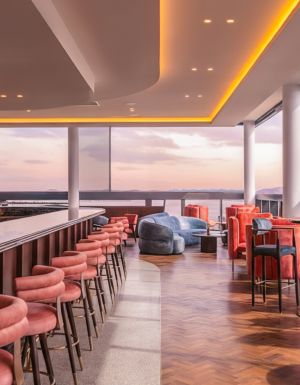 the rooftop bar at Astra, Gosford