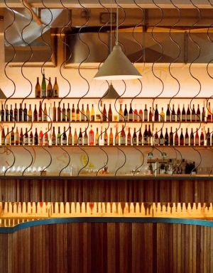 the bar interior of Hope St Radio, Melbourne