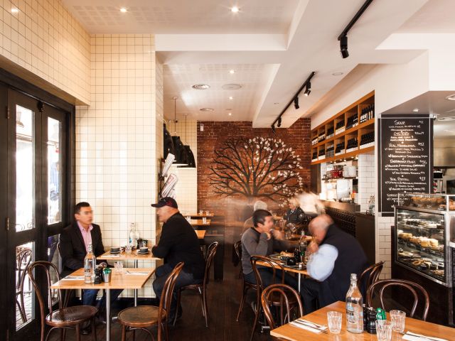 the cafe interior of Urban Pantry, Canberra