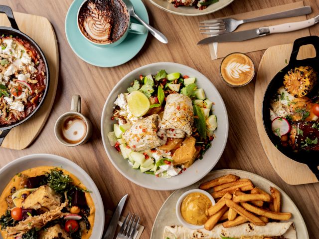 all-day brekky at Luna café, Terrigal