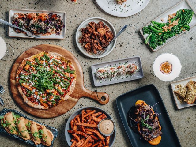 wood-fired pizza and tacos at Johnny Tapas, Norah Head