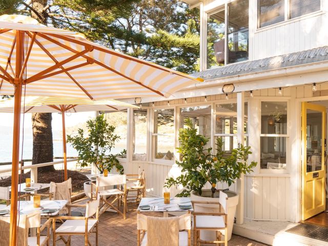 alfresco dining at Amalfi, Ettalong Beach