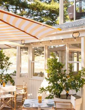 alfresco dining at Amalfi, Ettalong Beach
