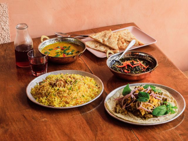 Afghan dishes at Parwana Afghan Kitchen, Adelaide