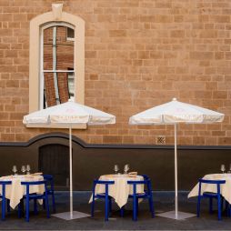 outdoor dining at OMADA Bar and Grill, Adelaide