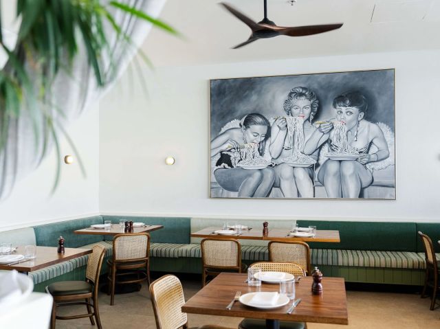 the dining interior at Massimo Restaurant & Bar, Brisbane