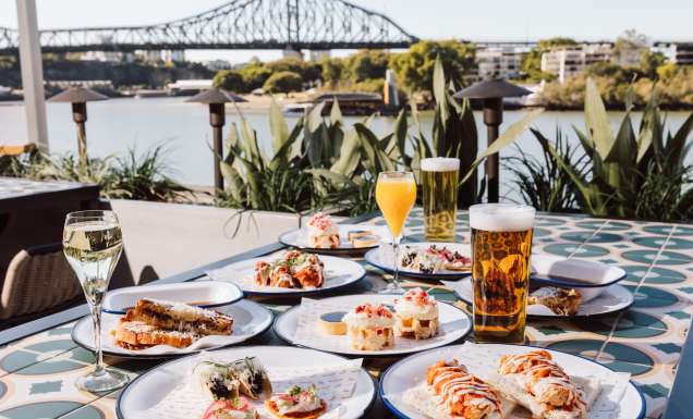 the Scarlett Brunch at Riverland Brisbane with a view