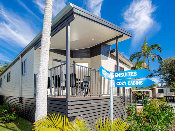 cabin exterior at BIG4 Gold Coast Holiday Park