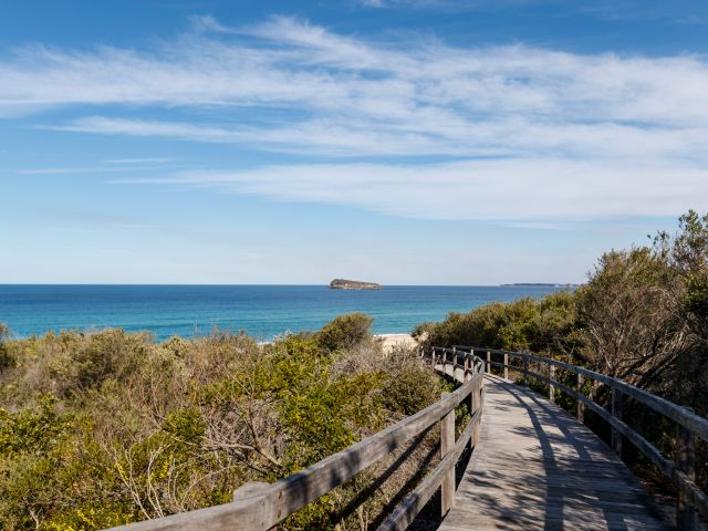 the Birdie Beach on the Central Coast