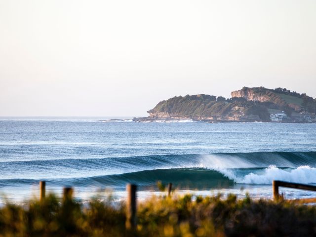Wamberal Beach with views across to Terrigal