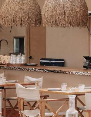 the dining room at Pippis Cronulla