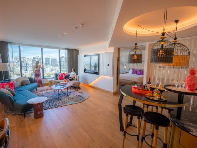 the family suite at W Brisbane, Brisbane