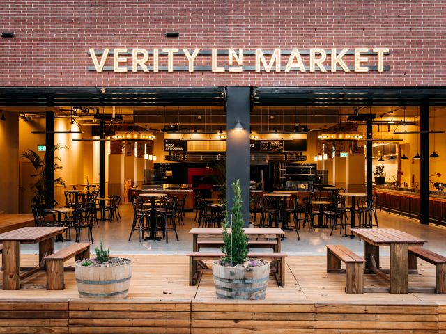 the exterior of Verity Lane Market, Canberra