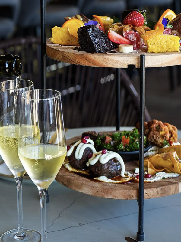 Middle East and Mediterranean high tea at Mecca Bah