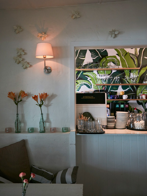 the interior of Bumbles Cafe, Gold Coast high tea