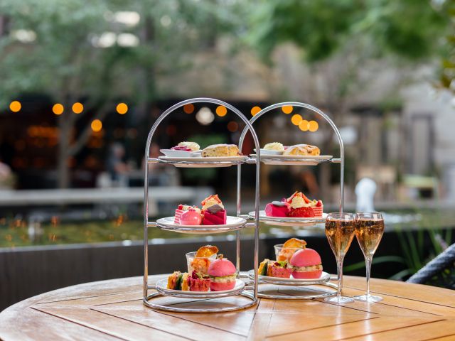 high tea at Haven Lounge at The Westin, Perth