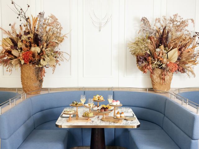 high tea at Hearth Restaurant at The Ritz Carlton, Perth