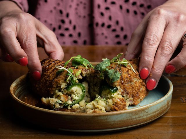 crispy jalapeno at Raas Leela