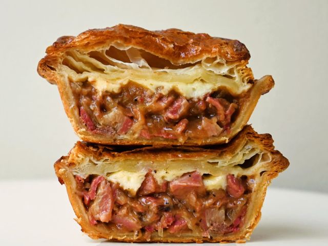 a stuffed pie at Bella & Tortie, Stafford