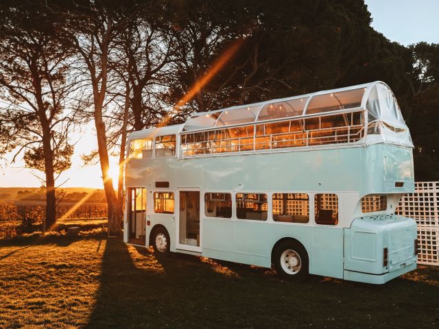 Down The Rabbit Hole double-decker bus, McLaren Vale
