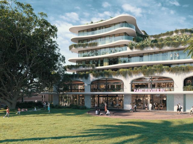the exterior of Parc Pavilion, Cronulla