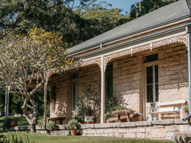 the exterior of Simpson Cottage