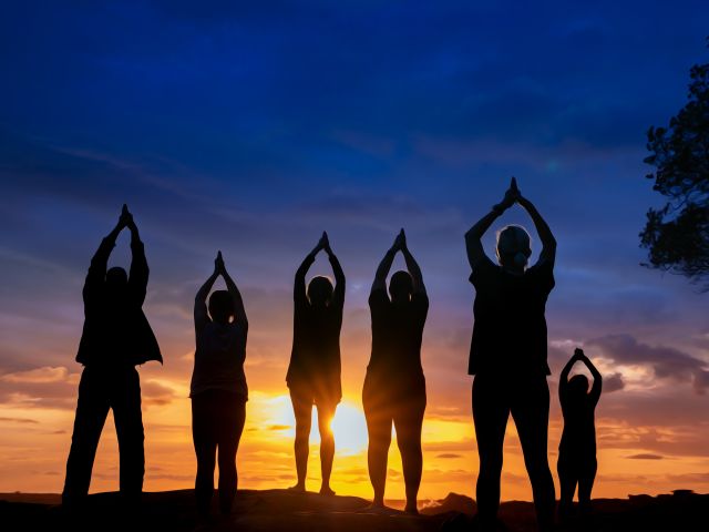 sunrise yoga in Cronulla