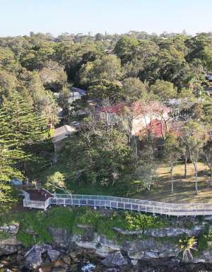 the Hungry Point Cliff Top Walk from above