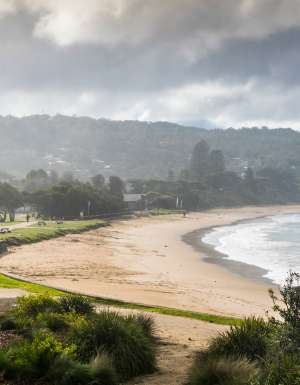 the view from Lorne Beach