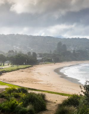 the view from Lorne Beach