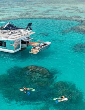 Heart Reef Island helipad