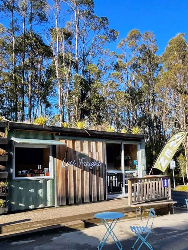 the Lost Freight Cafe, Hobart