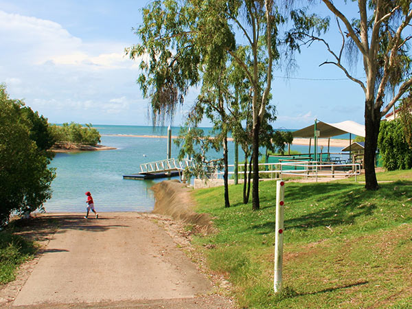 boat ramp at balgal beach Townsville