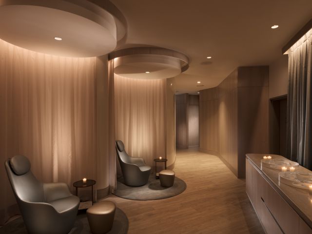 the spa relaxation pod at Heavenly Spa by Westin