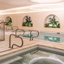 indoor pools at Merse Wellness Spa, Brisbane