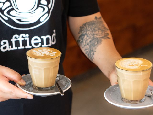 coffee at Caffiend, Cairns