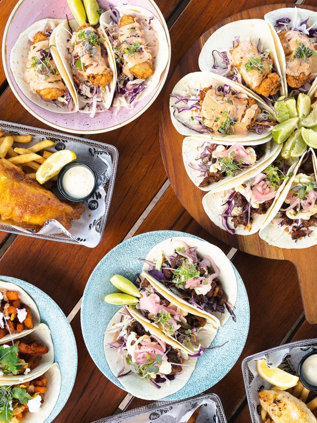 tacos at Muddy’s Cafe, Cairns