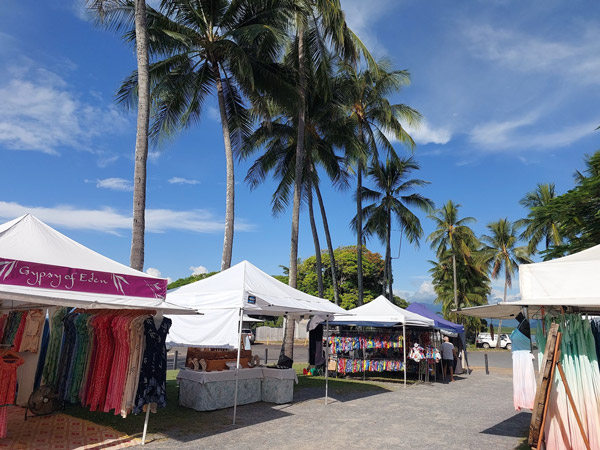 market stalls at Port Douglas Sunday Markets