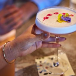 a cocktail drink at Rocco by Crystalbrook