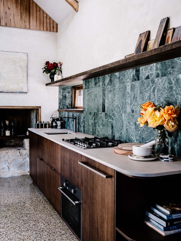 the kitchen at Carl’s Hut at Solitude