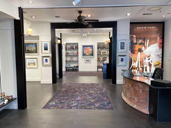 a look inside the David Hart Gallery Marina Mirage