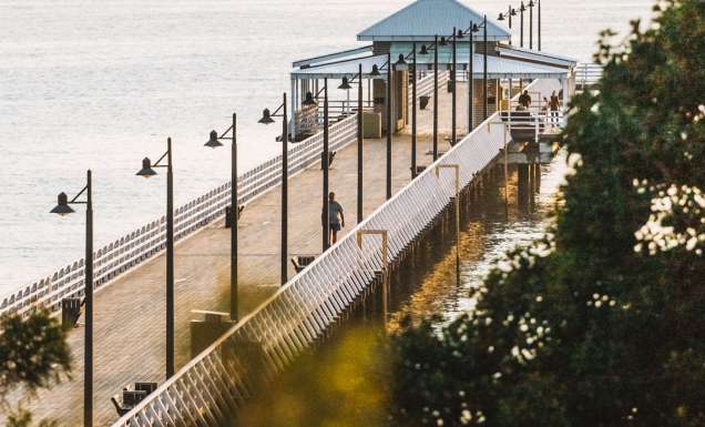 the Shorncliffe Pier in Brisbane
