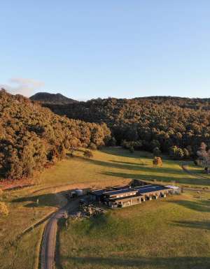 Aerial view of Hanging Rock Views