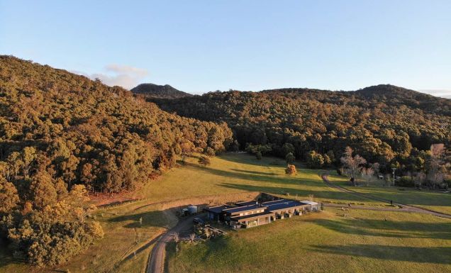 Aerial view of Hanging Rock Views