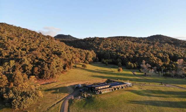 Aerial view of Hanging Rock Views